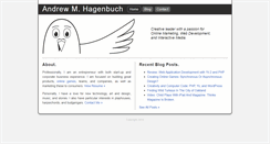 Desktop Screenshot of andrewhagenbuch.com