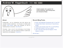 Tablet Screenshot of andrewhagenbuch.com